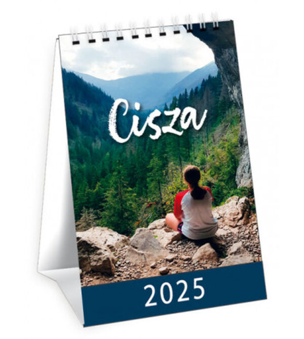 Kalendarz 2025 na biurko – Cisza