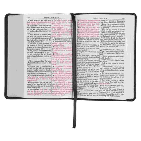 Biblia – Black Faux Leather Large Print