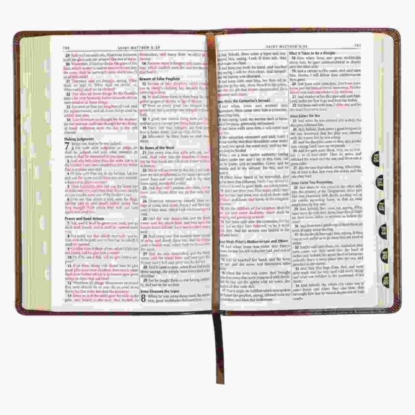 Biblia – Medium Brown King James Deluxe index