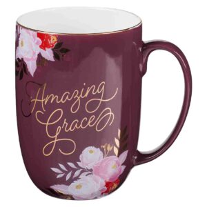 Kubek ceramiczny – Amazing Grace burgundy