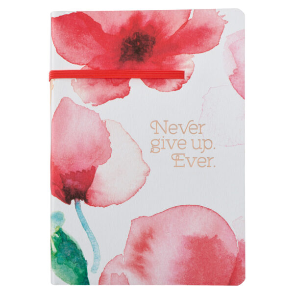 Notatnik – Never Give Up Coral Poppies