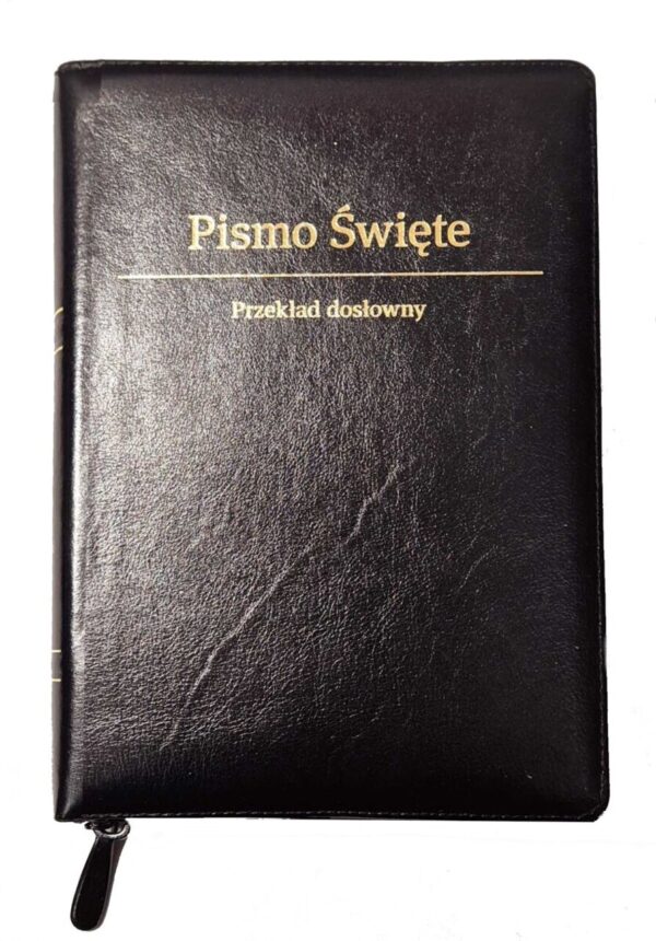 Biblia EIB DOSŁOWNY średnia – SKÓRA indeks czarny