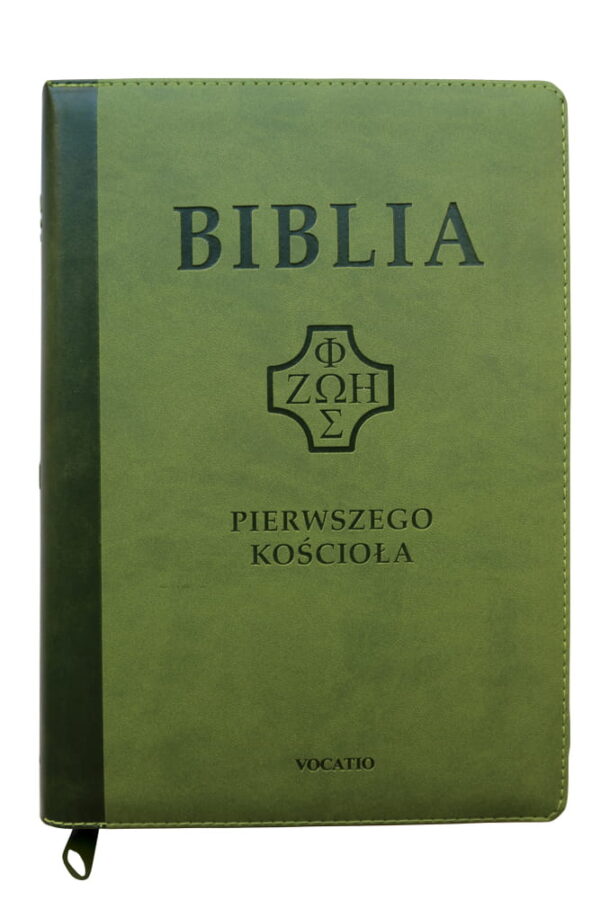 Biblia Pierwszego Kościoła – PU zielona zamek wyc