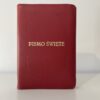 Biblia TB średnia – skóra – czerwona – index