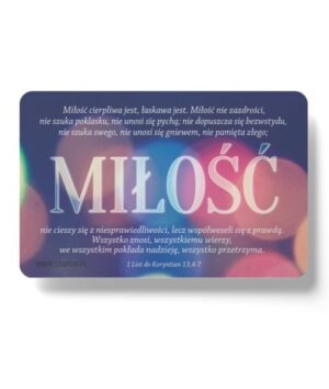 Magnes na lodówkę – Hymn o miłości ŚWIATŁA