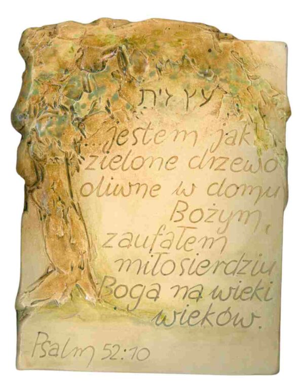 Płytka ceramiczna – Jestem jak zielone drzewo
