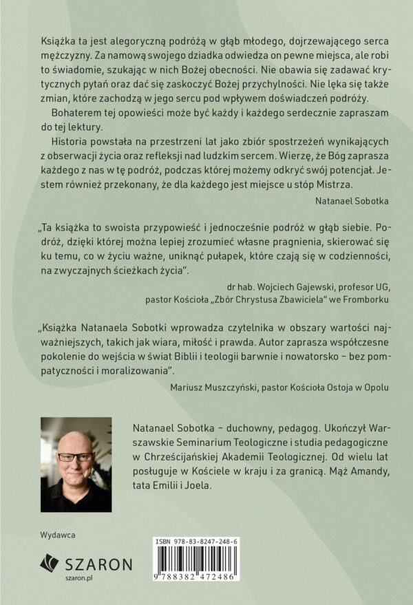 Okładka książki (tył) „Pióra nie wystarczą, tu potrzeba skrzydeł”
