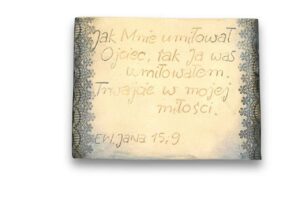 Płytka ceramiczna – Jak Mnie umiłował