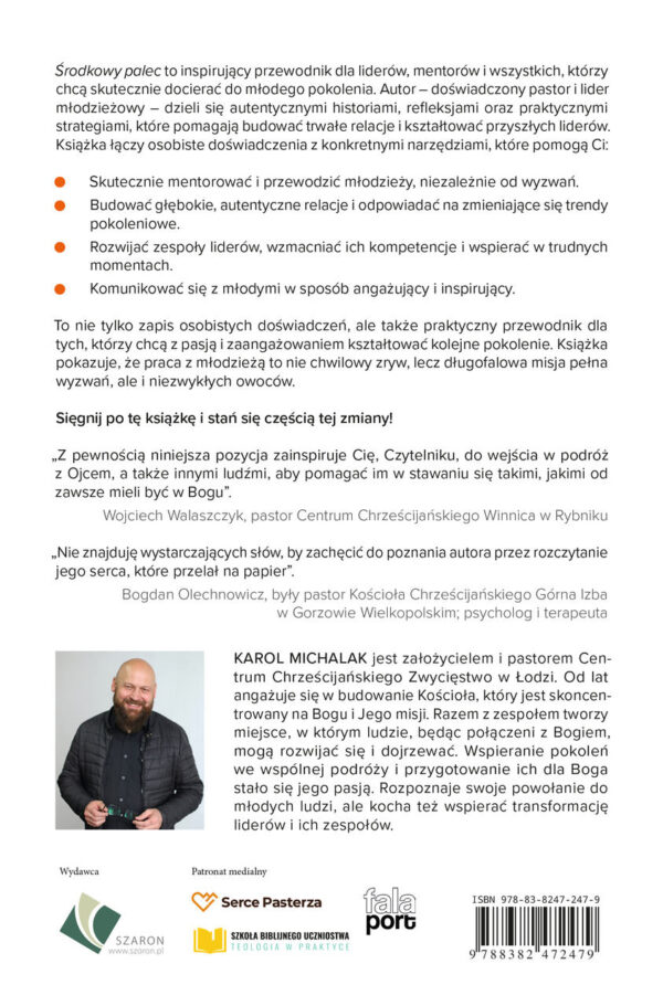 „Środkowy palec” Karol Michalak | Wydawnictwo Szaron