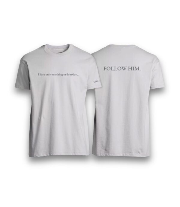 T-shirt – The Chosen – FOLLOW HIM  – szary – XS