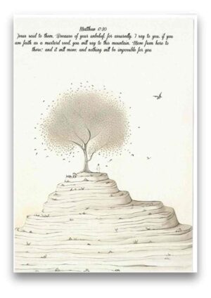 Plakat – So Jesus to them/  wym. 20,3x 25,3 cm