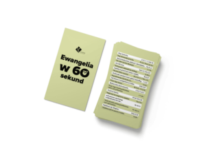 Ewaangelia w 60 sekund – zestw 100 szt