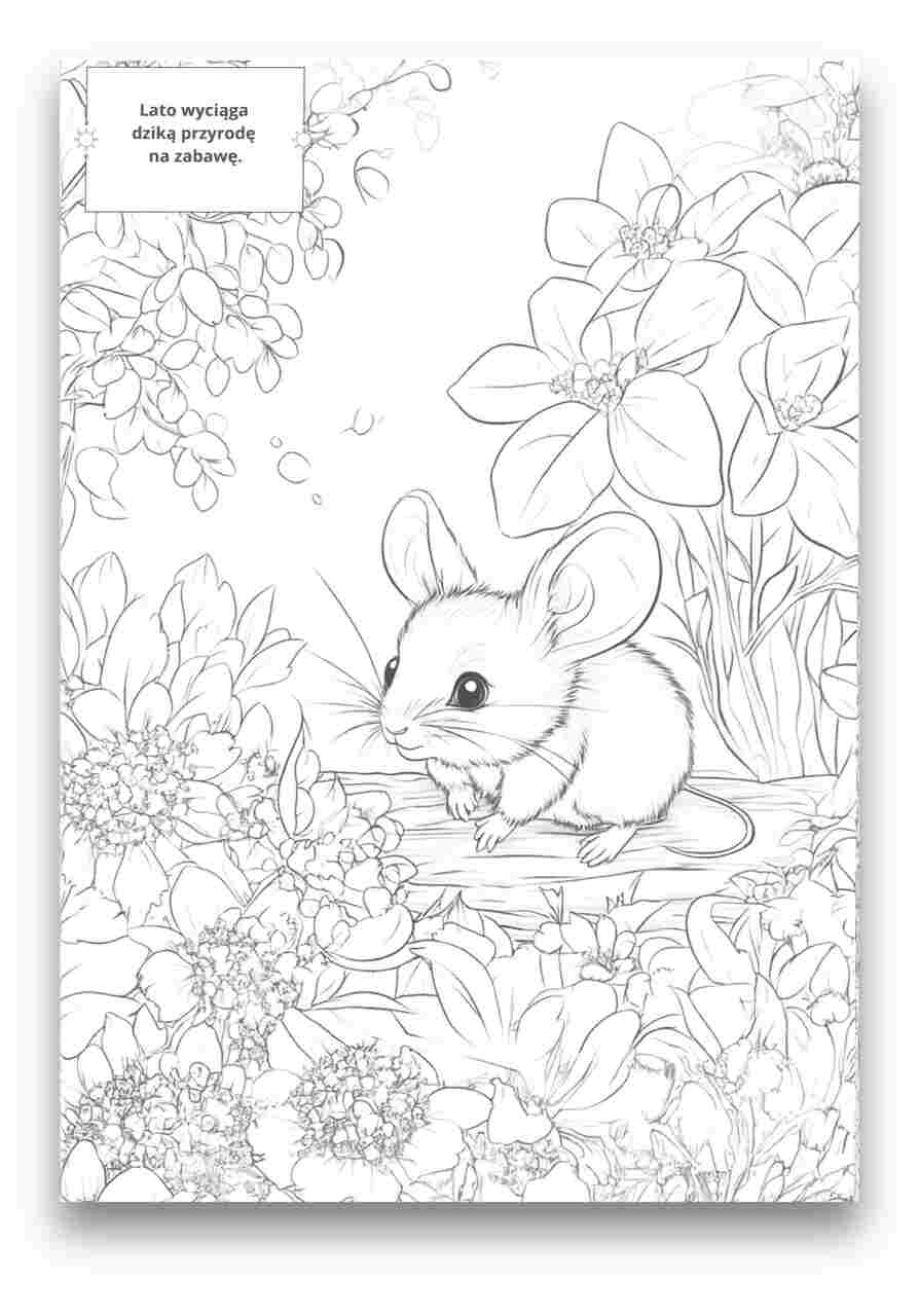 Kolorowanka – lato w moim ogrodzie Kolorowanka – lato w moim ogrodzie