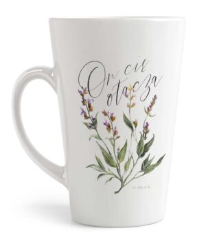 Kubek latte Szaron – On Cię otacza – szałwia