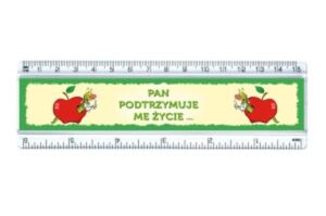 Linijka – Pan podtrzymuje – jabłko