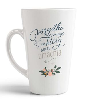 Kubek latte Szaron - Wszystko mogę w Tym
