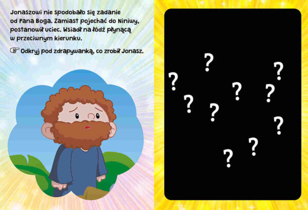 Zdrapywanka – Jonasz i wielka ryba