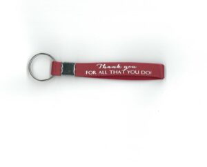 Brelok silikonowy – thank you – For all that- bord