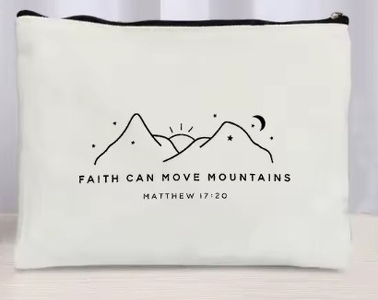 Kosmetyczka - Faith can move Kosmetyczka – Faith can move