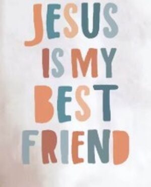 Koszulka – JESUS IS MY BEST – M – biały