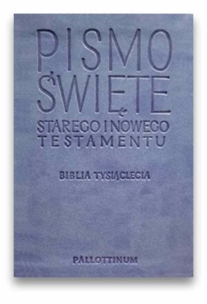 Biblia Tysiąclecia – Travel jasnoniebieska