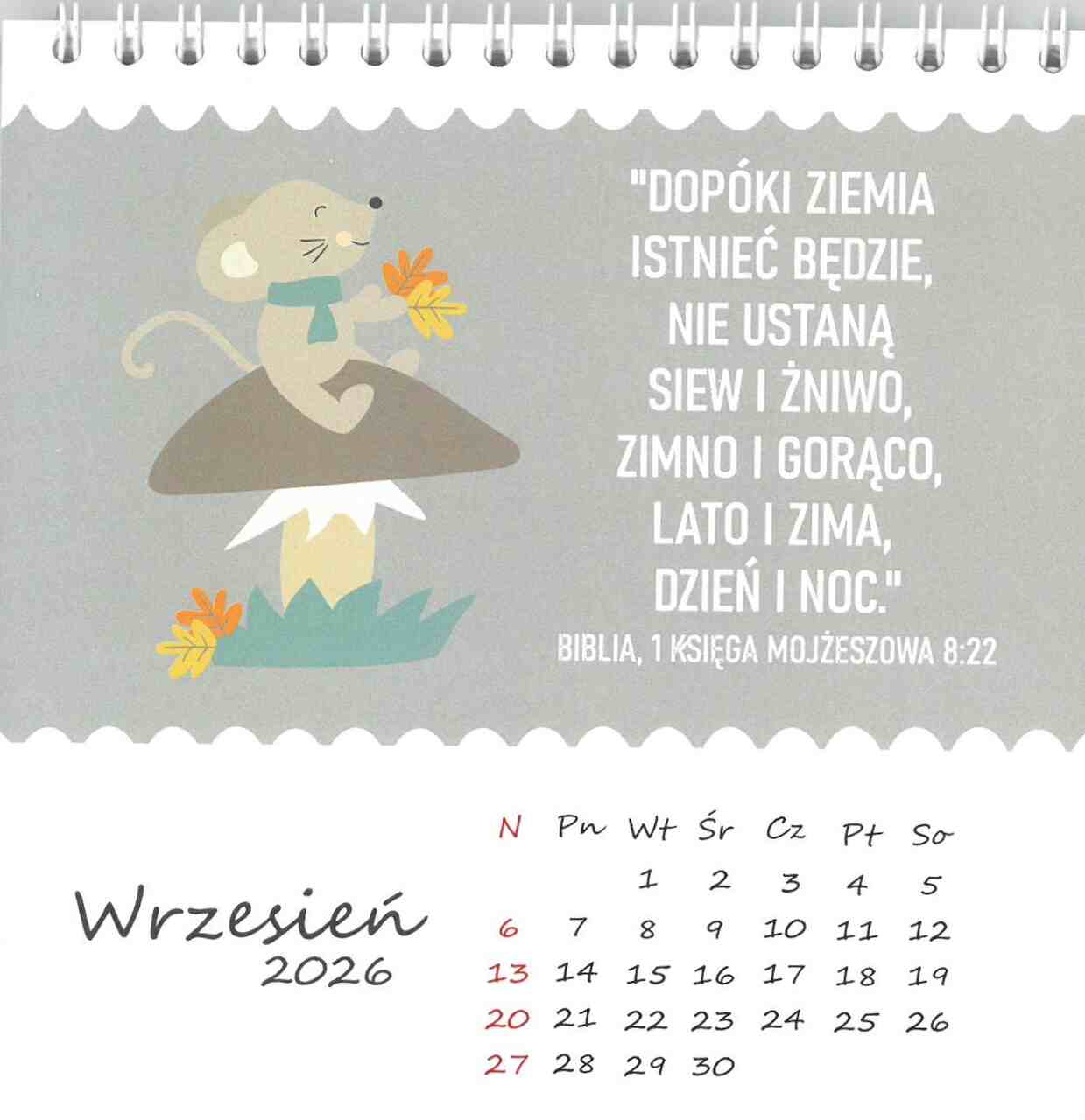 Chrześcijański kalendarz dla dzieci 2026 Chrześcijański kalendarz dla dzieci 2026