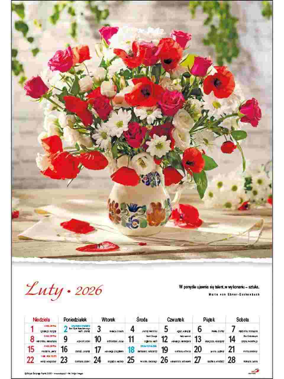 Kalendarz 2026 – Bukiety Kalendarz 2026 – Bukiety