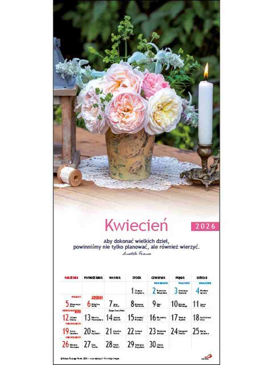 Kalendarz 2026 – W krainie kwiatów Kalendarz 2026 – W krainie kwiatów