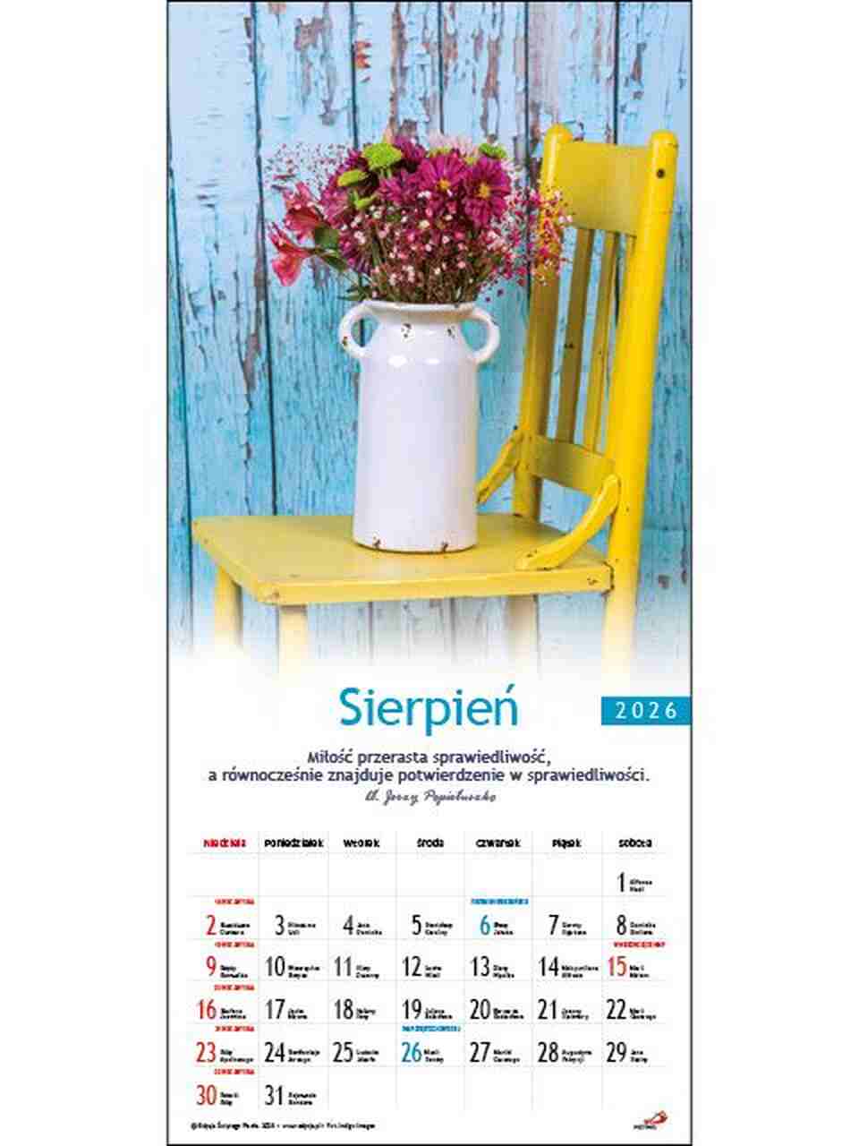 Kalendarz 2026 – W krainie kwiatów Kalendarz 2026 – W krainie kwiatów