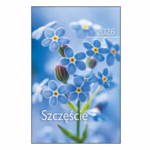 Kalendarz 2026 – kieszonkowy Szczęście – kwiat