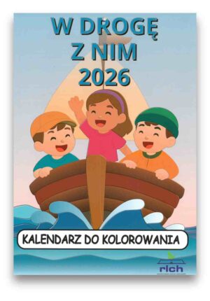 Kalendarz dla dzieci 2026 – do kolorowania