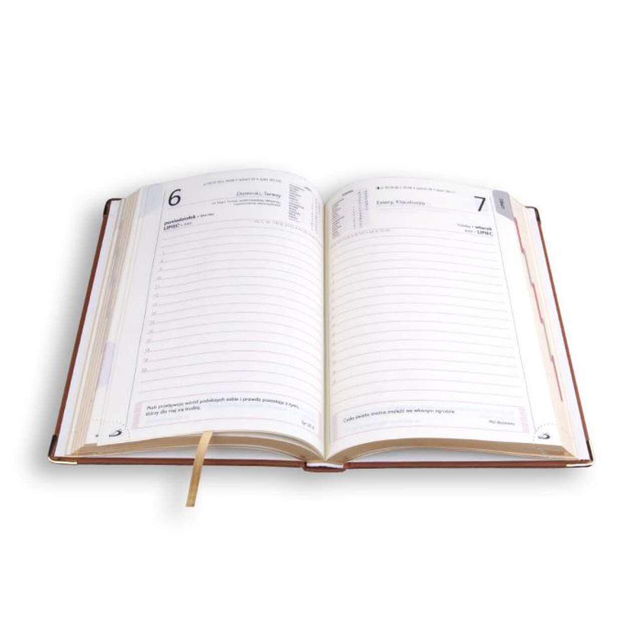 Terminarz – A5 LUX 2026 – brązowy Terminarz – A5 LUX 2026 – brązowy