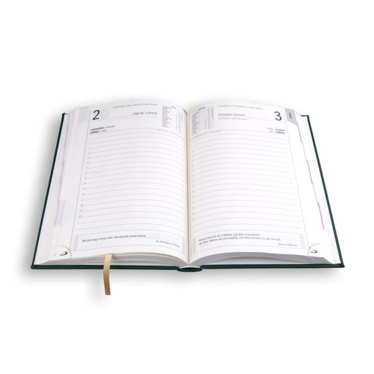 Terminarz – A5 PRINT 2026 – zielony Terminarz – A5 PRINT 2026 – zielony