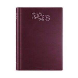 Terminarz – A5 STANDARD 2026 – bordowy