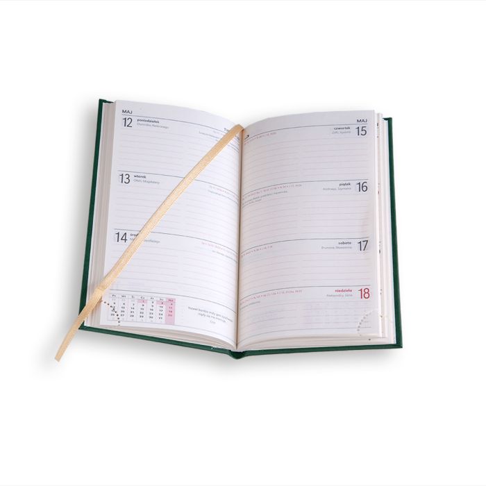 Terminarz – tygodniowy PRINT 2026 – malinowy Terminarz – tygodniowy PRINT 2026 – malinowy