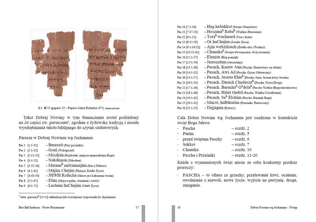 Dobra Nowina według Jochanana. Trzy listy apostoła Dobra Nowina według Jochanana. Trzy listy apostoła