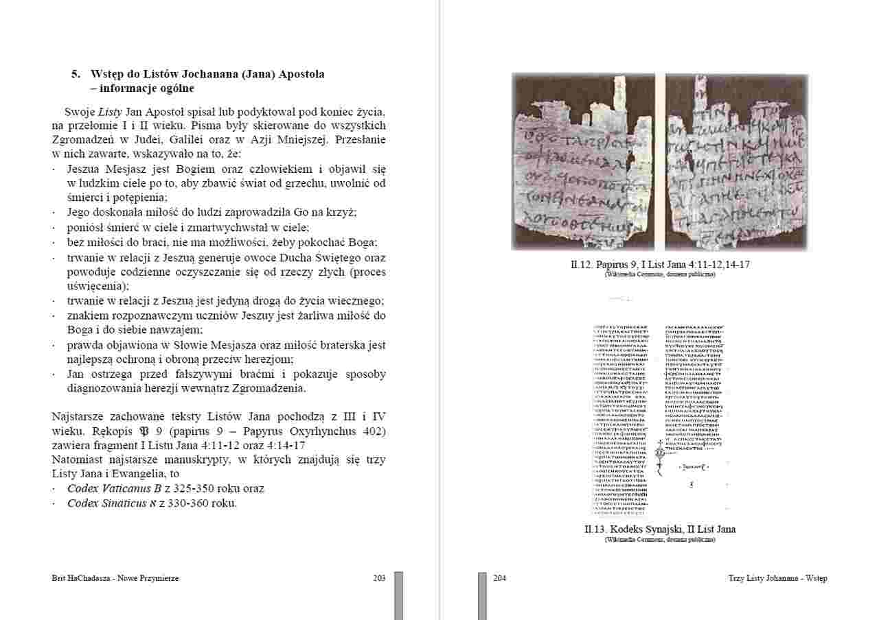 Dobra Nowina według Jochanana. Trzy listy apostoła Dobra Nowina według Jochanana. Trzy listy apostoła