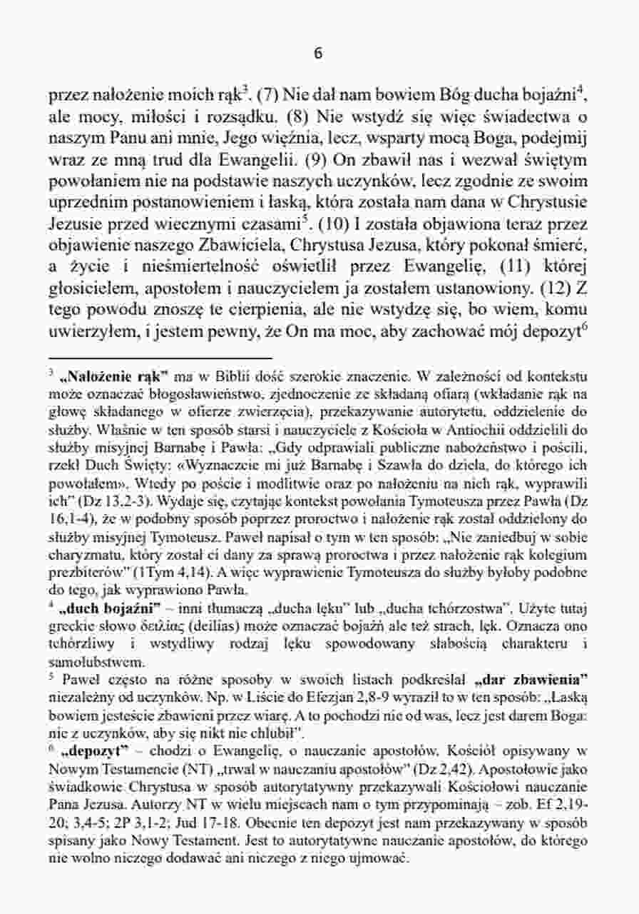 Drugi List do Tymoteusza – Biblia Hosanna Drugi List do Tymoteusza – Biblia Hosanna