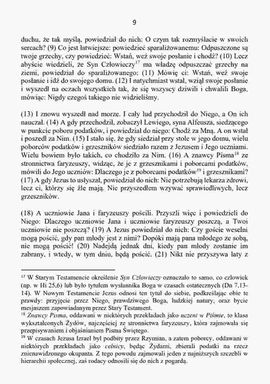 Ewangelia według Marka – Biblia Hosanna Ewangelia według Marka – Biblia Hosanna