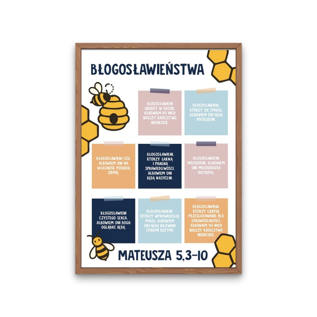 Plakat A3 dla dzieci – Błogosławieństwa Plakat A3 dla dzieci – Błogosławieństwa