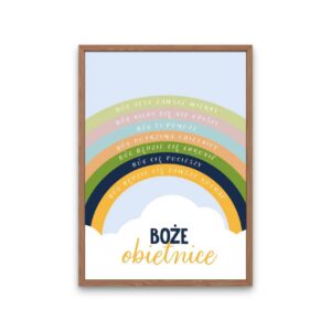Plakat – Then Moses stretched/  wym. 20,3x 25,3 cm