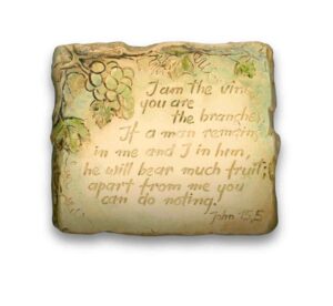 Płytka ceramiczna – Ja jestem krzew winny – ANG