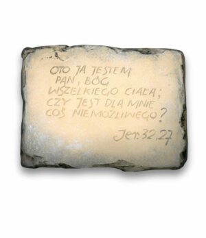 Płytka ceramiczna – Oto ja jestem