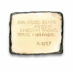 Płytka ceramiczna – Pan strzec będzie