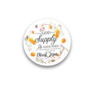 Podstawka drewniana angielska – And my God shall