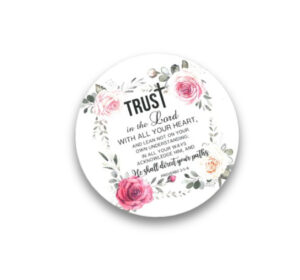Podstawka drewniana angielska – Trust in the Lord