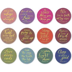 Zestaw naklejek w języku angielskim – złoty napis