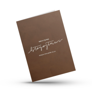 A Kartka składana – Błogosławieństwo – brąz