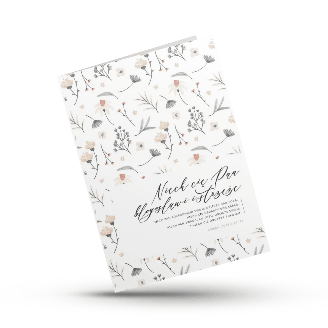 A Kartka składana – Błogosławienstwo – kwiatuszki A Kartka składana – Błogosławienstwo – kwiatuszki