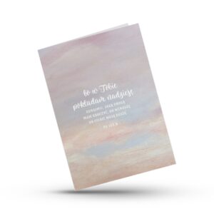 A Kartka składana – Bo w Tobie pokładam nadzieję